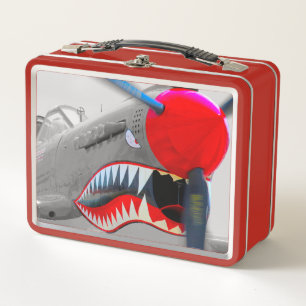 P-40 WARHAWK METAL LUNCH BOX