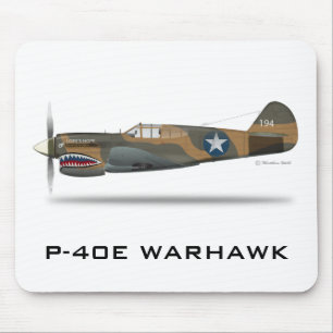 P-40E WARHAWK MOUSE MAT