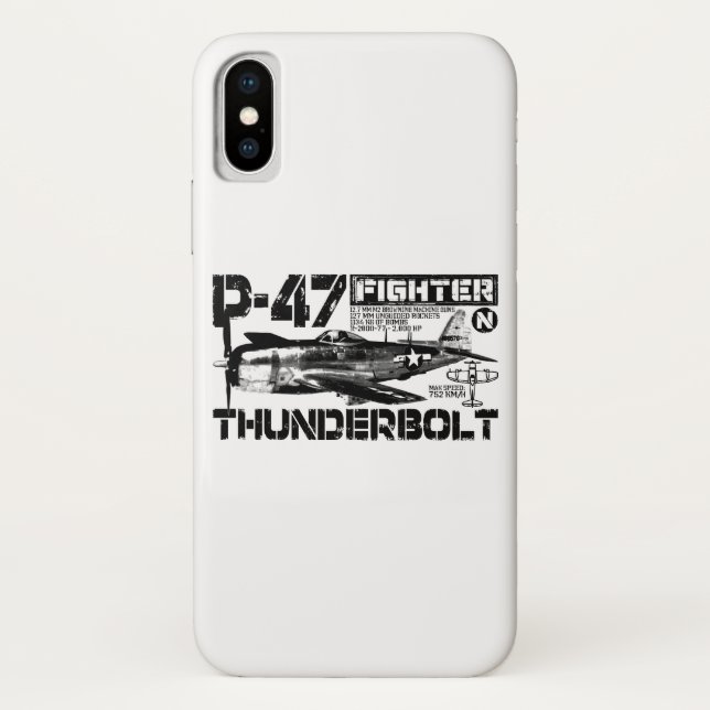P-47 Thunderbolt Case-Mate iPhone Case (Back)
