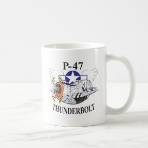 p-47 thunderbolt coffee mug