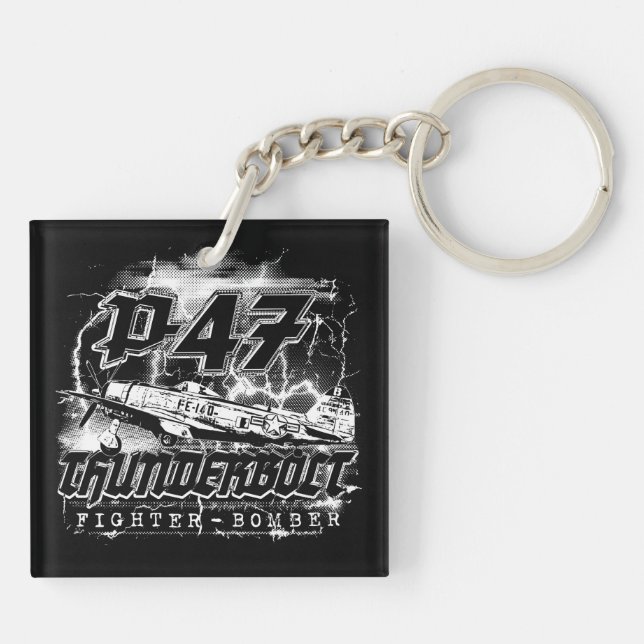 P-47 Thunderbolt Key Ring (Back)
