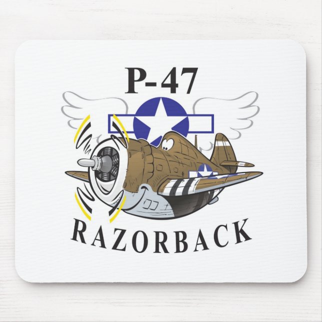 p-47 thunderbolt mouse mat (Front)