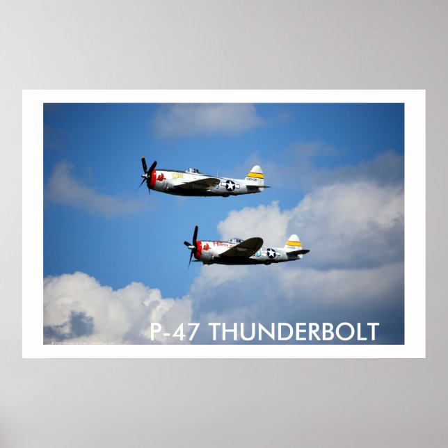P-47 THUNDERBOLT "Nice Jugs" Poster (Front)
