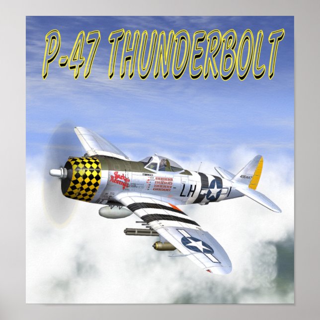 P-47 THUNDERBOLT POSTER (Front)
