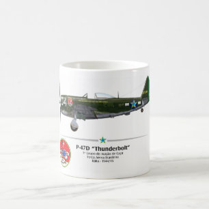 P-47D Thunderbolt - Sit a Pua - FAB - 1ºGavCa Coffee Mug