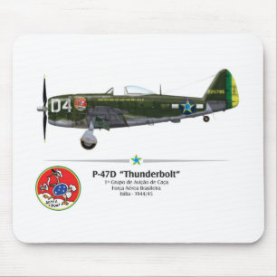 P-47D Thunderbolt - Sit a Pua - FAB Mouse Mat