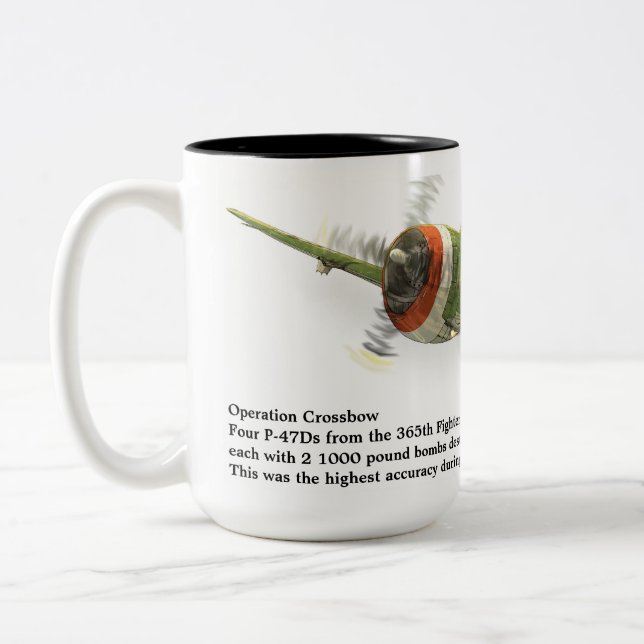 P-47D Thunderbolt Two-Tone Coffee Mug (Left)