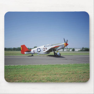 P-51 C Tuskegee Red Tail aeroplane at the CAF Air Mouse Mat