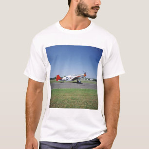 P-51 C Tuskegee Red Tail aeroplane at the CAF Air T-Shirt