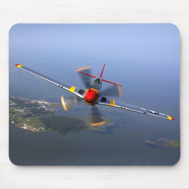 P-51 Mustang Fighter Aircraft Mouse Mat (Front)