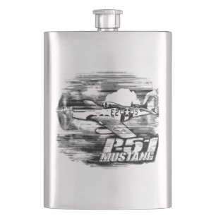 P-51 Mustang Hip Flask