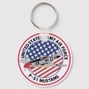 P-51 MUSTANG KEY RING