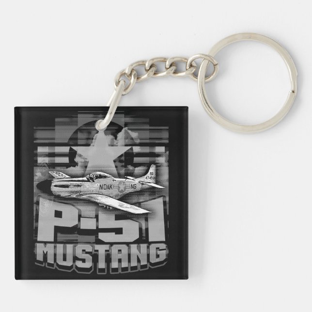 P-51 Mustang Key Ring (Back)