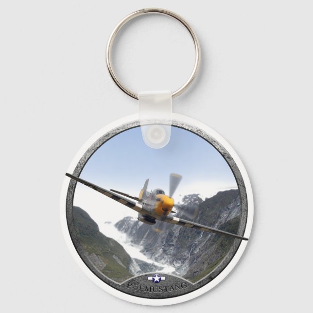 P-51 Mustang Key Ring (Front)