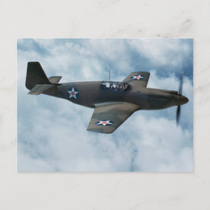 P-51 Mustang Postcard