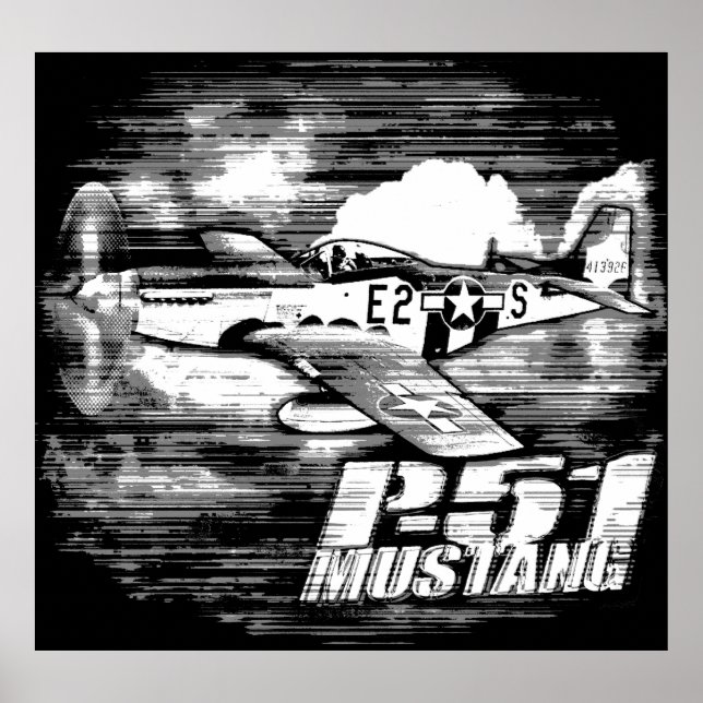 P-51 Mustang Poster (Front)