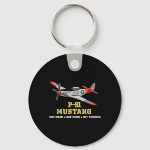 P-51 Mustang World War Ii Fighter Bomber Key Ring