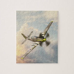 P-51 Mustang World War II Fighter Plane Jigsaw Puzzle