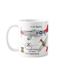 P-51 Tuskegee Mustang Mug