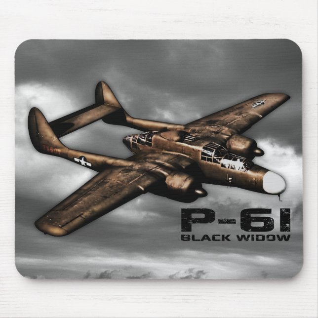 P-61 Black Widow Mouse Mat (Front)