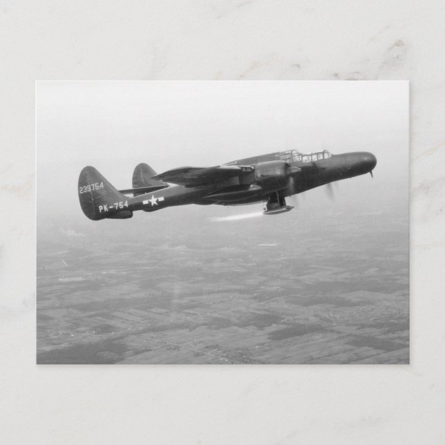 P-61 Black Widow Postcard (Front)