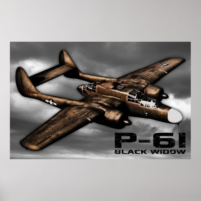 P-61 Black Widow Poster (Front)