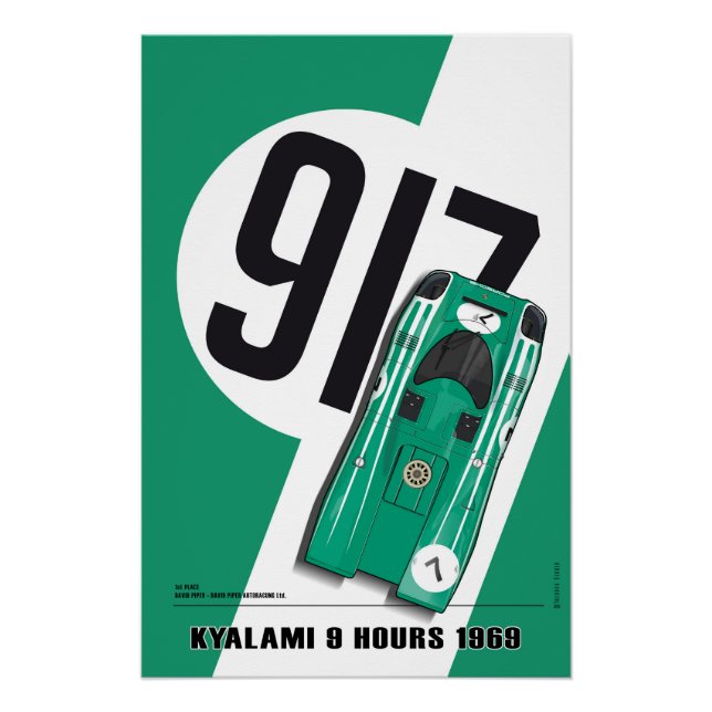P 917 David Piper Kyalami 1969 Poster (Front)