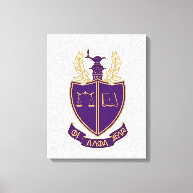 P.A.D. Crest Canvas Print (Front)