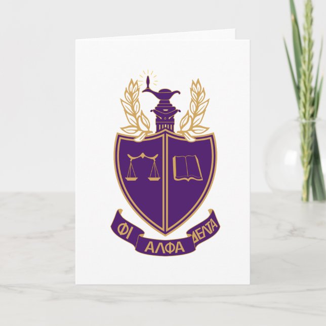 P.A.D. Crest Card (Front)