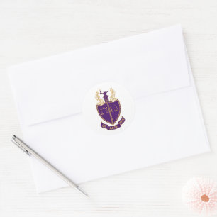P.A.D. Crest Classic Round Sticker