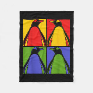 P Art Antarctic Animal Lover Zoo Keeper Gift Cute  Fleece Blanket