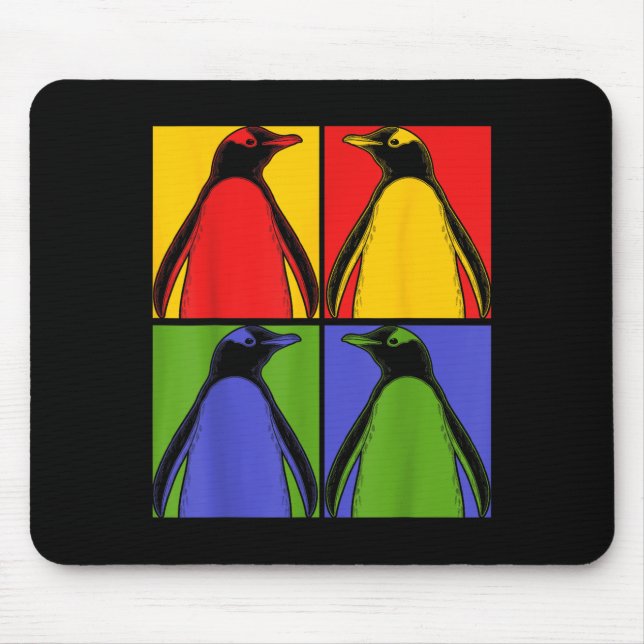 P Art Antarctic Animal Lover Zoo Keeper Gift Cute  Mouse Mat (Front)