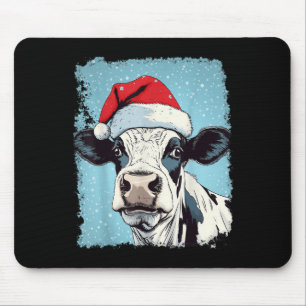 P Art Colorful Cow Christmas  Mouse Mat