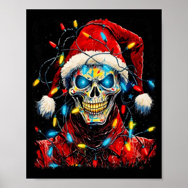 P Art Halloween Design Strawman Ecrow Christmas Ho Poster (Front)
