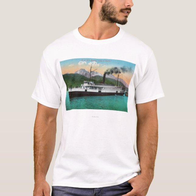 P. C. Co's Steamer "City of Seattle" T-Shirt (Front)