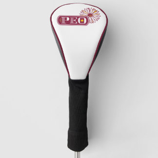 P.E.O. logo Golf Head Cover