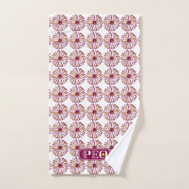 P.E.O. logo Hand Towel (Hand Towel)