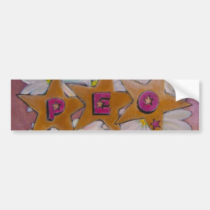 P.E.O. Sisterhood Bumper Sticker
