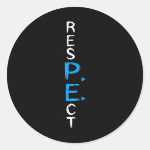 P.e. Teacher Pe Teacher School Fitness Gym Cl Classic Round Sticker