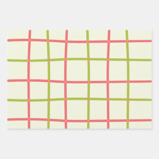 P+G Checkerboard Wrapping Paper Sheet