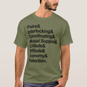 P.I.C.M.D.E.E.P. Acronym Military Machine Gun T-Shirt