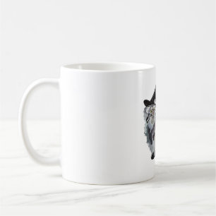 P is for Pallas Cat Halloween Coffee Mug