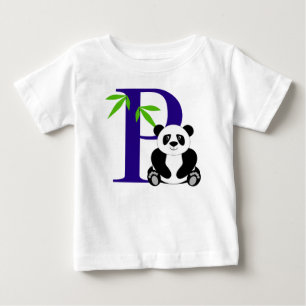 P is for Panda Baby T-Shirt