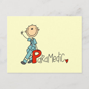 P is for Paramedic Postcard