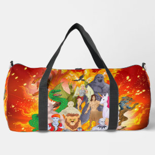 P is for Phoenix(Cartoon) Duffle Bag