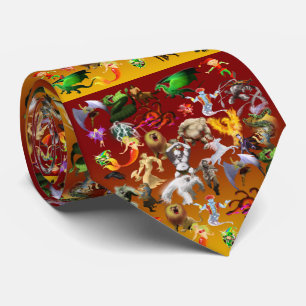 P is for Phoenix Tie(Gold) Tie