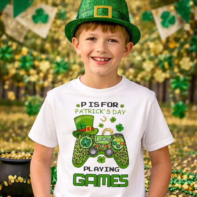 P is for Playing Games T-Shirt (Creator Uploaded)