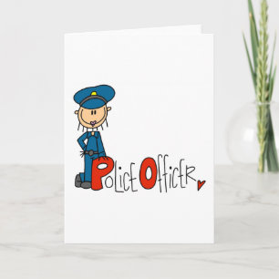 P is for Police Officer Card