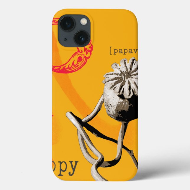 P is for poppy Case-Mate iPhone case (Back)