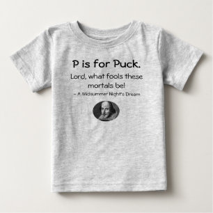 P is for Puck • A Little Shakespeare Shirt